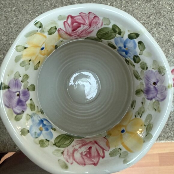 English Garden discontinued RARE 12 in. FLOWER VASE Tabletops Unlimited - Picture 4 of 4